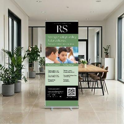 Exhibition banner for Raynor Safeguarding